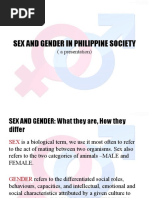 Sex and Gender in Philippine Society