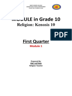 Religion 10 (Alyssa Grace Maldo 10-Daniele Comboni