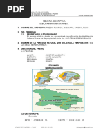 Memoria Descriptiva de Un Predio Solar