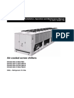 Air-Cooled Screw Chillers: Installation, Operation and Maintenance Manual