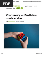 Concurrency vs. Parallelism - A Brief View: Madhavan Nagarajan