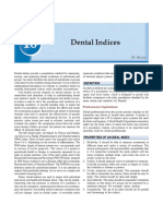 Dental Indices: CM Marya