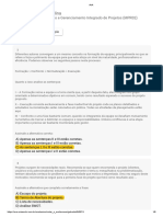 Fundamentos e Gerenciamento Integrado de Projetos