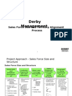 Derby Management: Sales Force Size and Territory Alignment Process