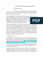 Capítulo 6 Percepción Del Consumidor