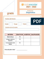 Examen Diagnostico 1°