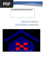 Biology Exam Questions & Answers-1