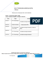 Itinerario Erick Aguilar 13-17 5 2019