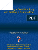 Conducting A Feasibility Study and Crafting A Business