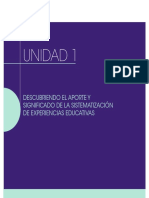 Sistematización de Experiencias Educativas Innovadoras MODULO I