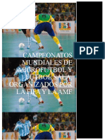 Campeonatos Mundiales de Microfutbol y Futbol Sala JUAN ESTEBAN SUAREZ LOPEZ