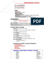 Renal History and Exam