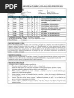 Programa y Tareas de - Mecánica - Analítica - Uno2021segundo Sem