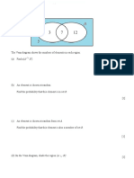 Sets - Venn Diagrams IGCSE Past Year Questions