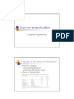 Kinetics of Immobilized Enzyme