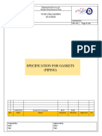 Specification For Gaskets