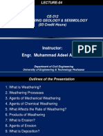 Lecture - 5 Weathering, Erosion & Deposition