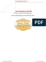 Exam Questions AZ-303: Microsoft Azure Architect Technologies (Beta)