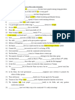 I. Write The Correct Form or Tense of The Verbs in Brackets