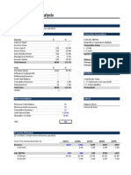 Illustrative LBO Analysis