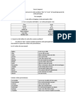 Passé Composé - Structure