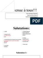 Bienvenue À Tous - Salutation - Se Presenter Et Alphabet