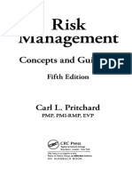 Carl. L. 2015. Risk Management Concept and Guidance. Fifth Edition. CRC