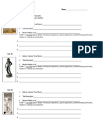 Humanities 151 Name - Ch8 Study Guide PART 1. SLIDE IDENTIFICATION (5 Points Each)