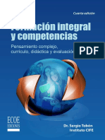 Formacion Integral y Competencias Introducción 4 Edición Sergio Tobón