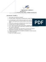 Actividad Del Modulo 2 Anatomia y Fisiologia Del Cuerpo Humano