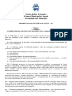 Lei Orgânica Do Município de Japeri Revisada