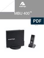 MBU 400 User Guide