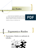 Ergonomia e Ruídos