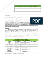 Module 1 TRM 1105: Global Culture and Geography: Name Year Level Section/ Time