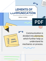 Lesson 2 Elements of Communication