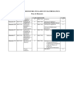 Proposed Syllabus Maths