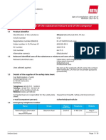 Ethanol Safty Data Sheet