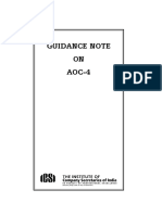 Guidance Note On AOC 4