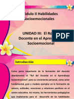 El Rol Del Docente en El Aprenidzaje Socioemocinal Unidad III Último