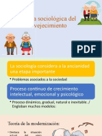 Teoría Sociológica Del Envejecimiento