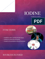 Iodine: An Essential Mineral