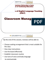 Classroom Management