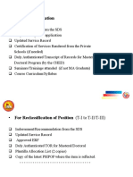 Powerpoint Checklist For ERF Reclass