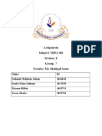 Assignment Subject: HRM 360 Section: 2 Group-7 Faculty: Mr. Shafiqul Alam