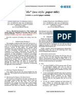 IEEE STD Paper Format