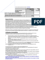 Feedwater LCA Statement of Compliance