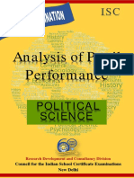 Analysis of Pupil Performance: Political Science