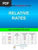 Chemsheets AS 1032 Relative Rates