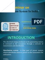 Seminar On: Distribution System in India