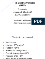 Hybrid Electric Vehicles (HEV) : Ashutosh Dwibedi